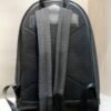 Morral Ovalado DOUBLE D negro en cuero sintético. Bolsos y accesorios en Colombia con división para computador y diseño sofisticado.